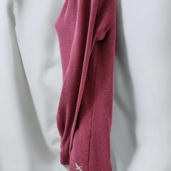 Eddie Bauer women's size L in burgundy with five buttons on neck. More... - Picture 5 of 7